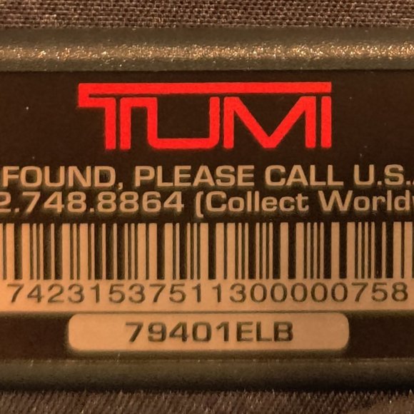 TUMI Everyday Tote Voyageur Blue Used - Picture 3 of 6